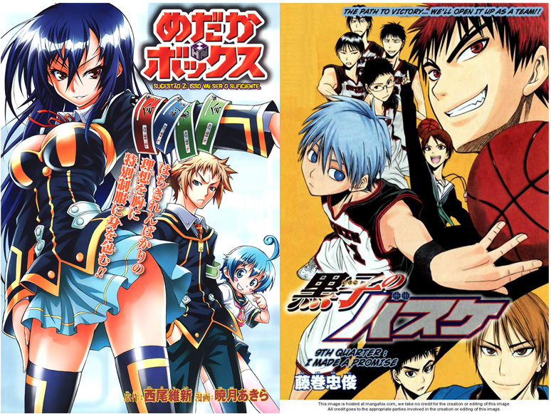 Medaka Box e Kuroko no Basuke ganharÃ£o adaptaÃ§Ã£o para Anime