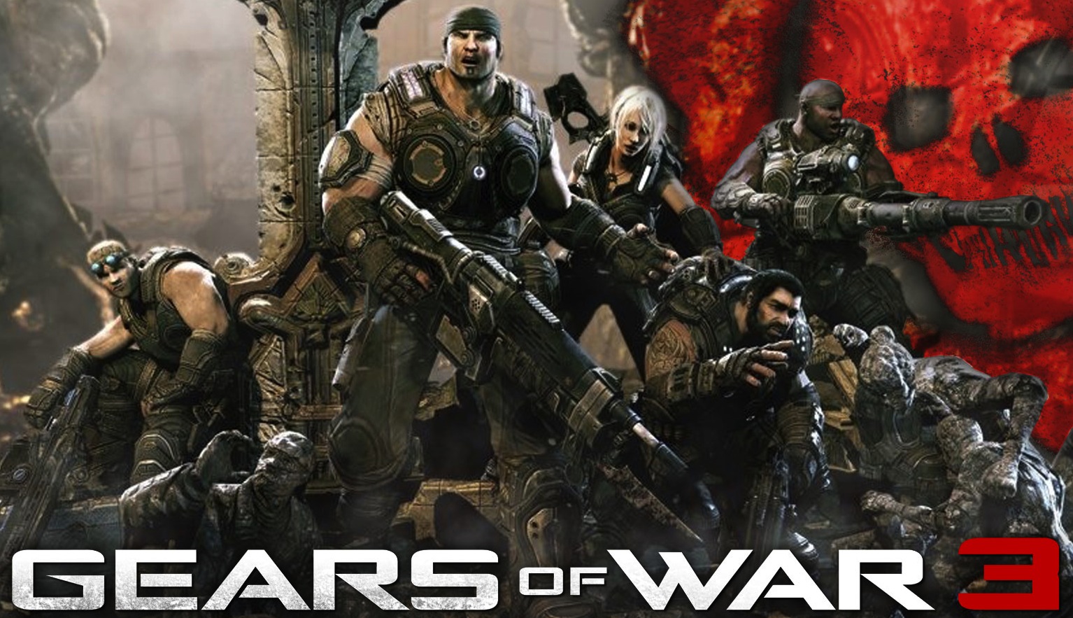 Gears of War 3 – Lutando por um mundo que ainda Ã© belo