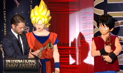 Goku e Luffy aparecem no Emmy Internacional