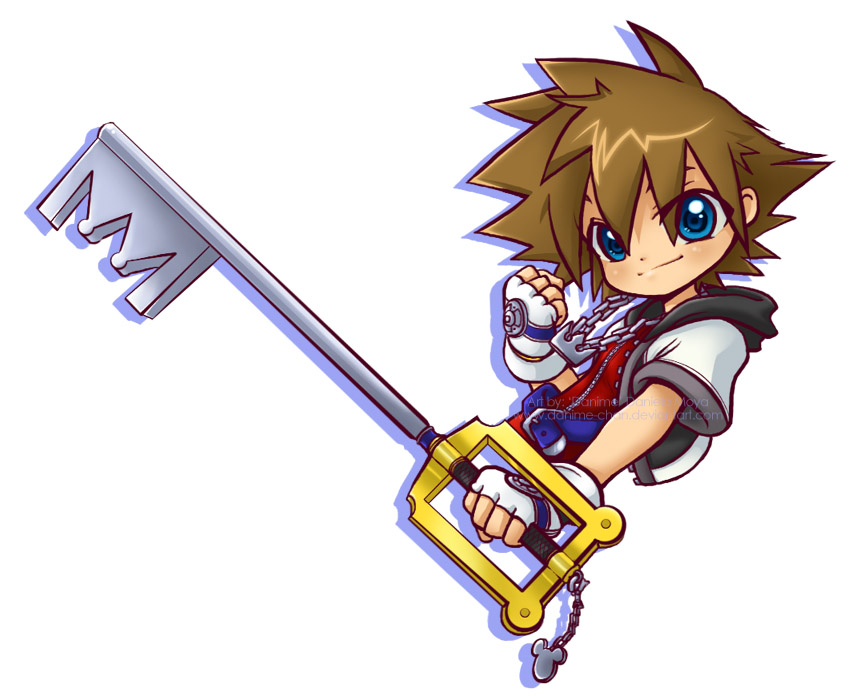 Ferreiro Man At Arms forjou a keyblade de Sora do Kingdom Hearts